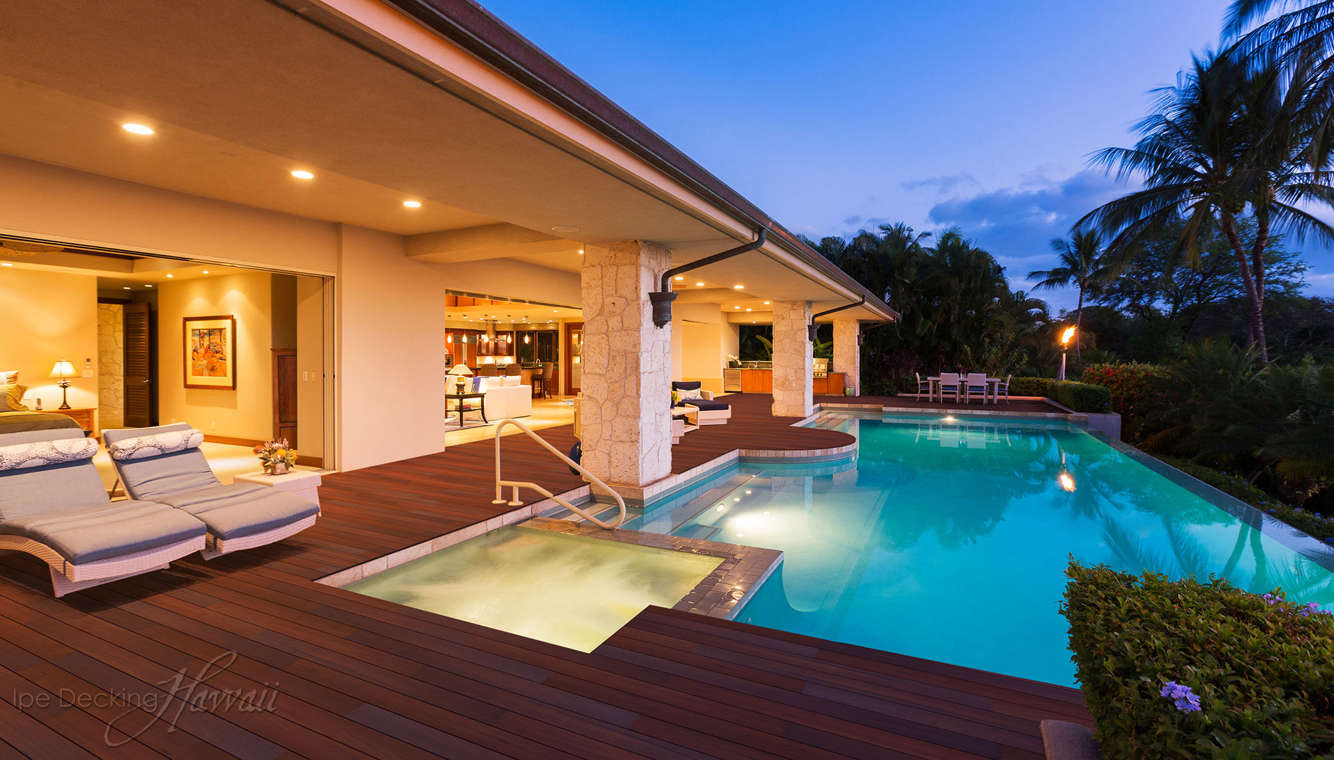 Ipe Pool Deck in Hawaii